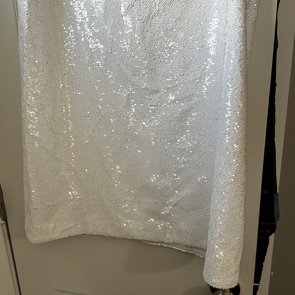 Madewell  White Sequin Dress - Picture 7 of 10